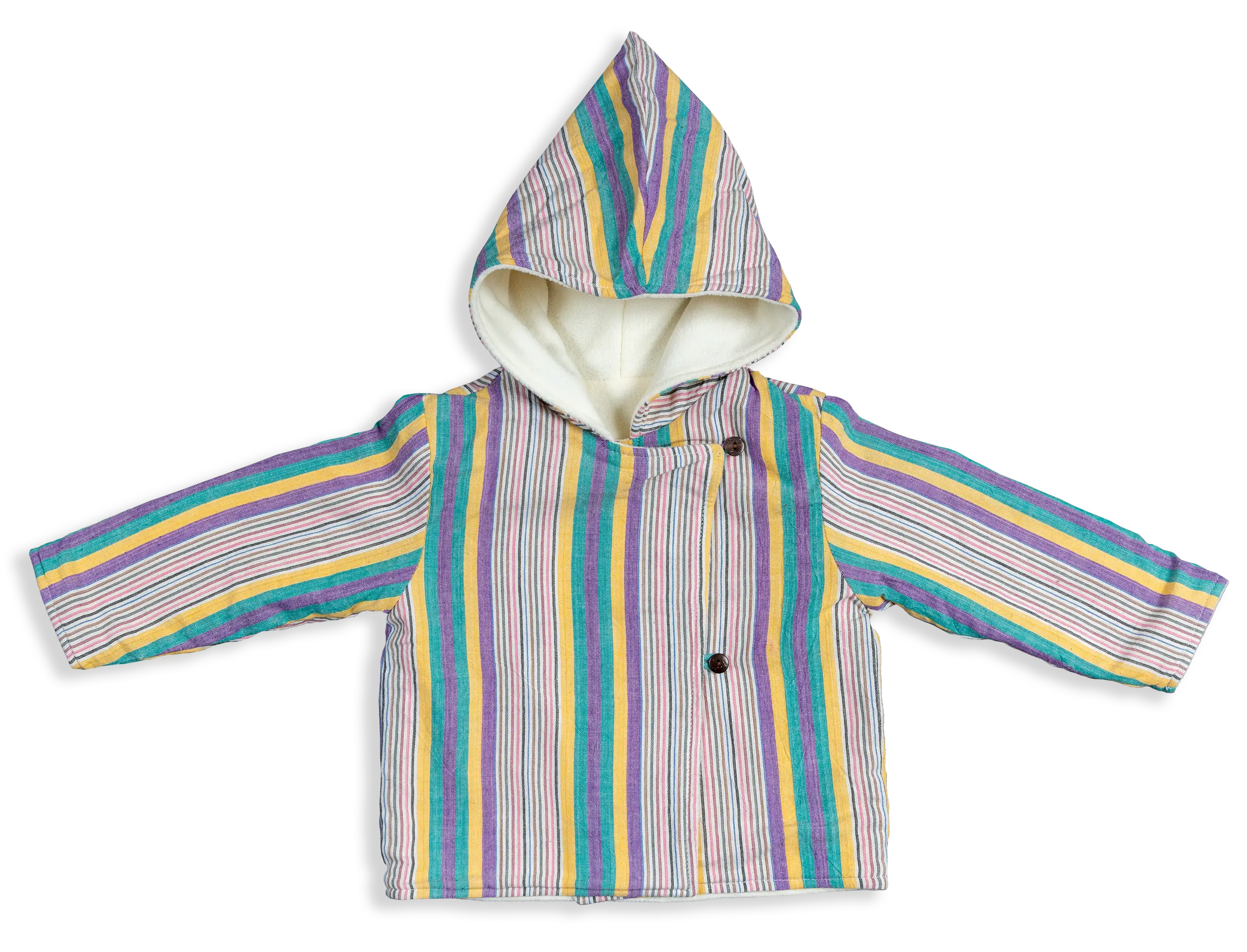 Constructed with quality-approved woven cotton & lined with heat-trapping fleece, this Hoodie has your kiddo snuggled up & content for any chilly outing.