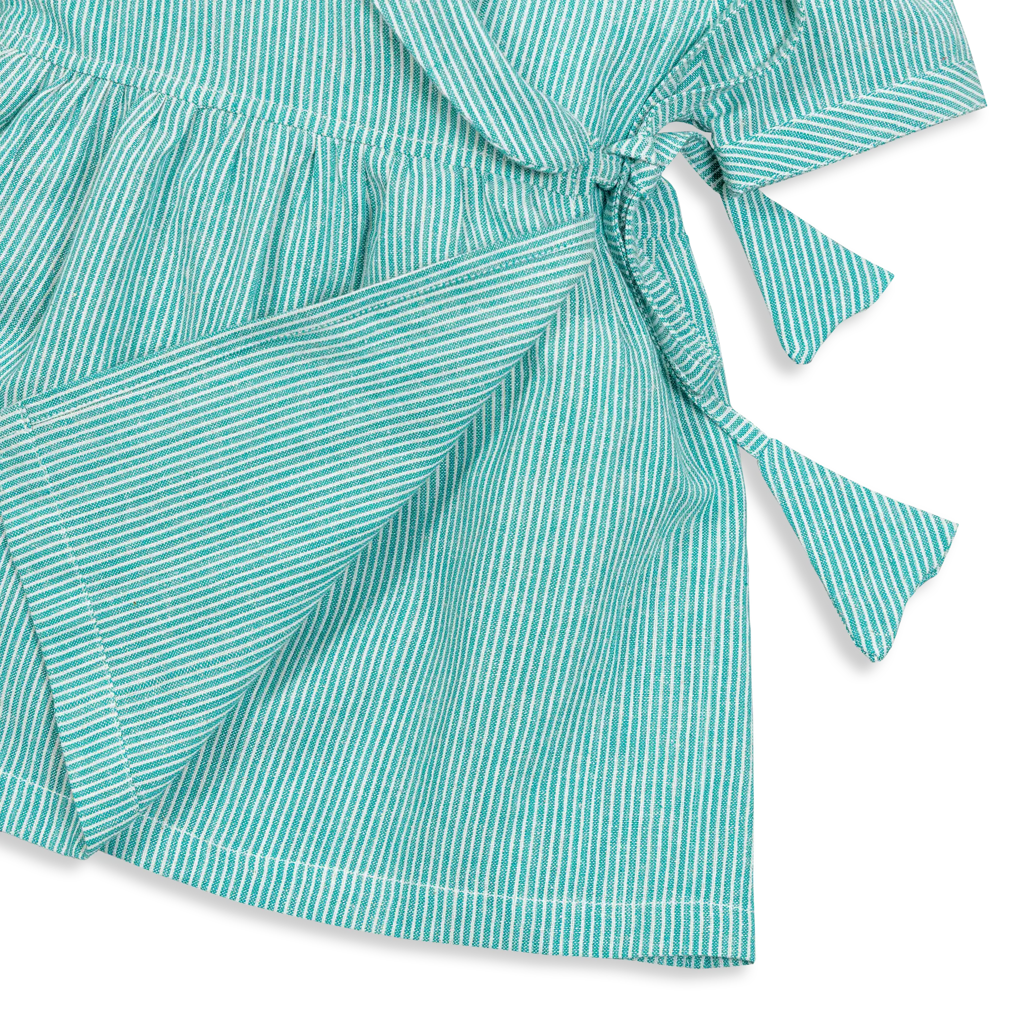 Our Princess Wrap Dress is a must-have for your little one's wardrobe. Made with 100% cotton, it's perfect for any occasion.