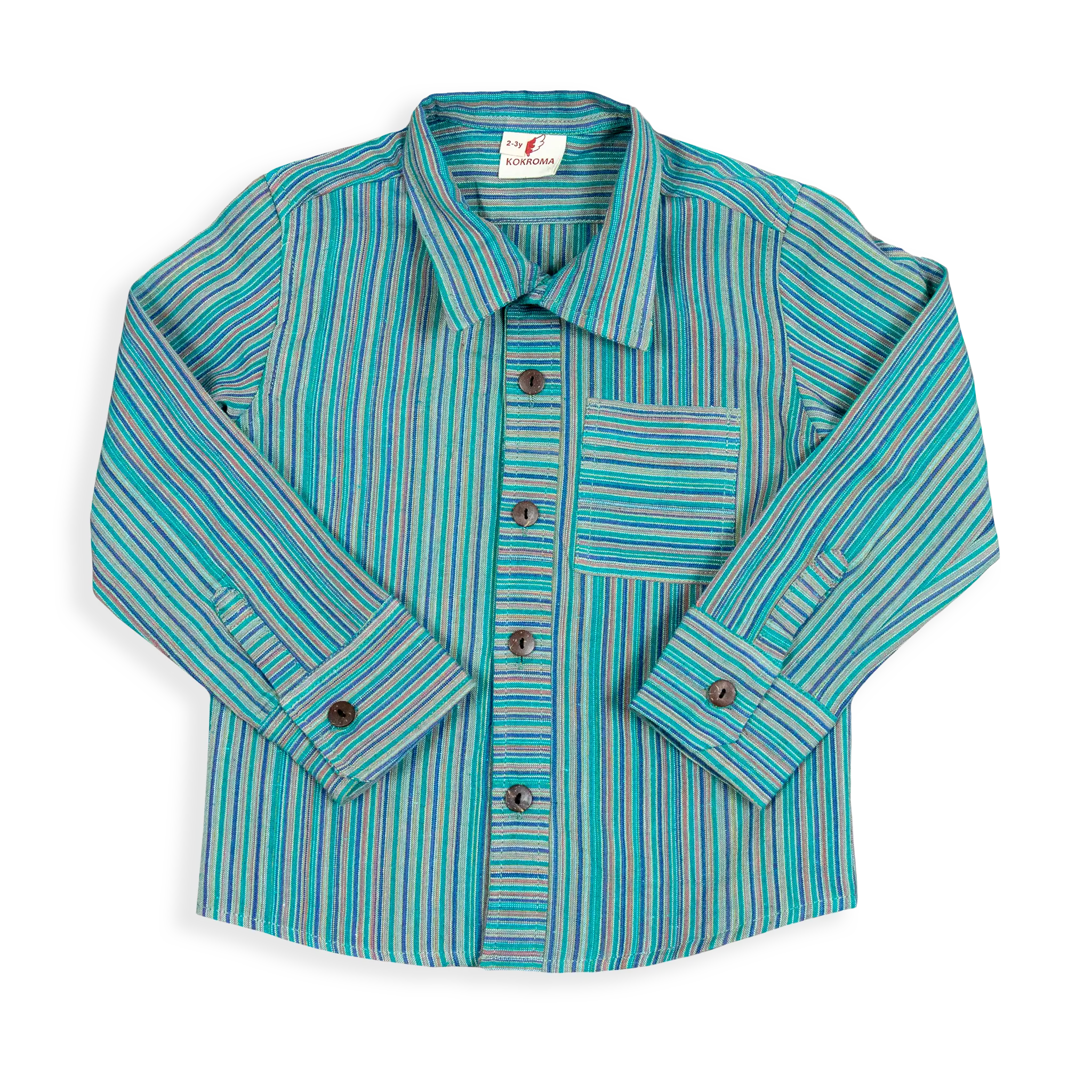 Transform your child's wardrobe with our Kokroma SmartLine Full Sleeves Shirt for boys aged 2 years to 8 years.