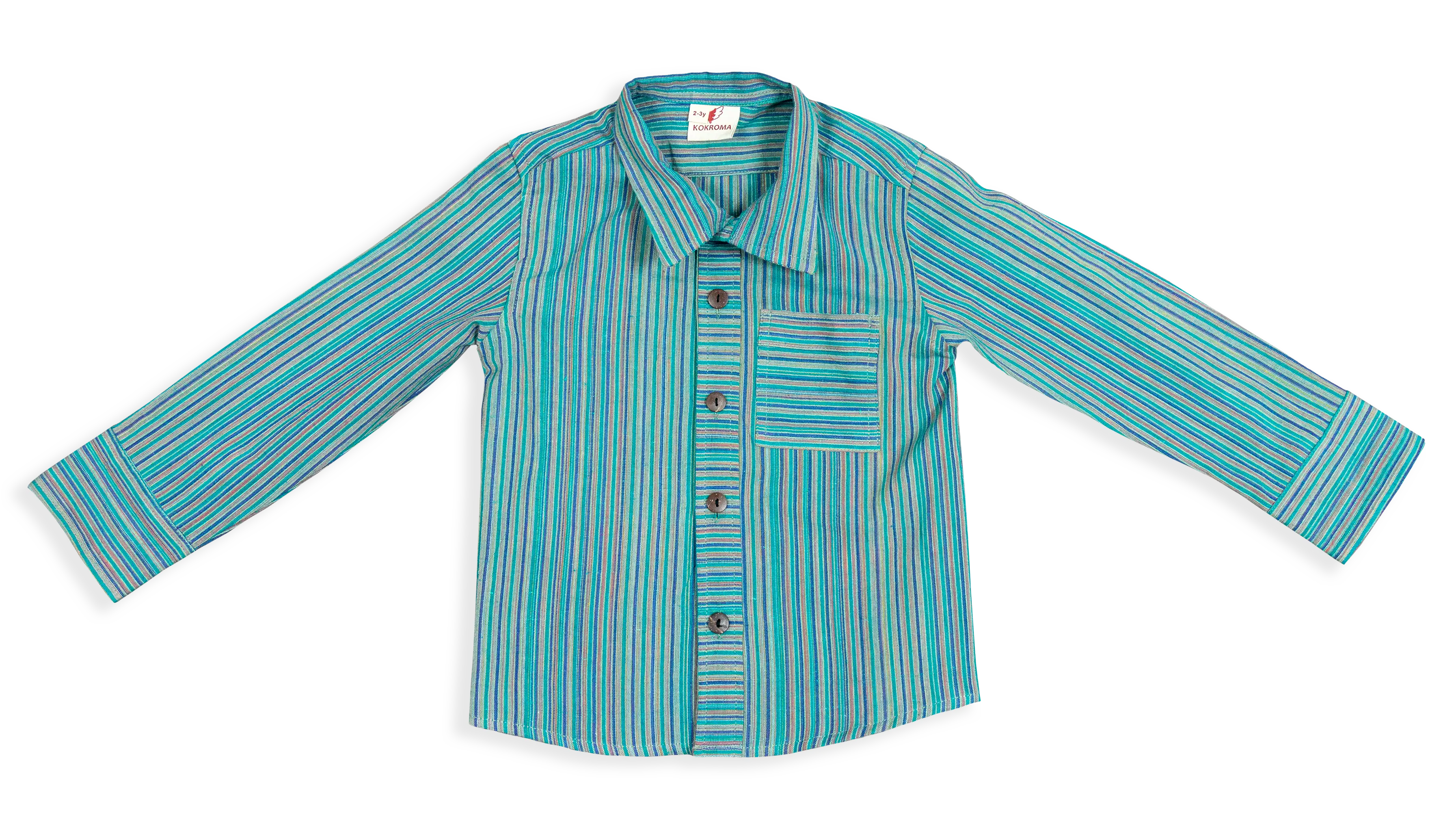 Transform your child's wardrobe with our Kokroma SmartLine Full Sleeves Shirt for boys aged 2 years to 8 years.