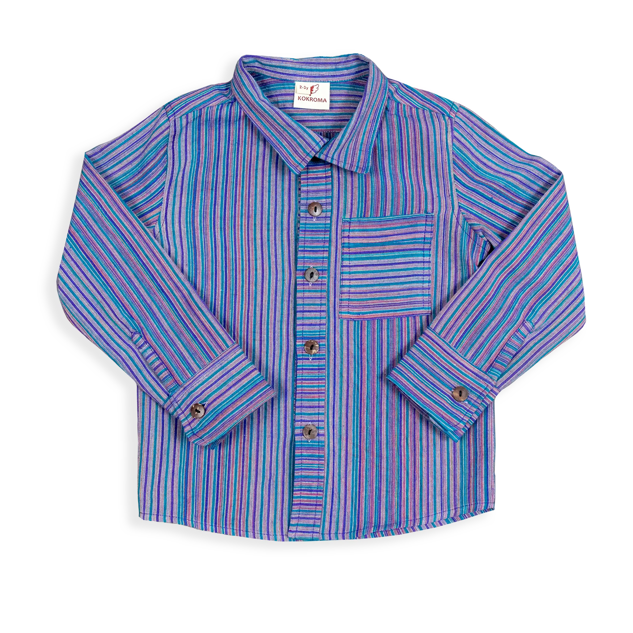 Transform your child's wardrobe with our Kokroma SmartLine Full Sleeves Shirt for boys aged 2 years to 8 years.