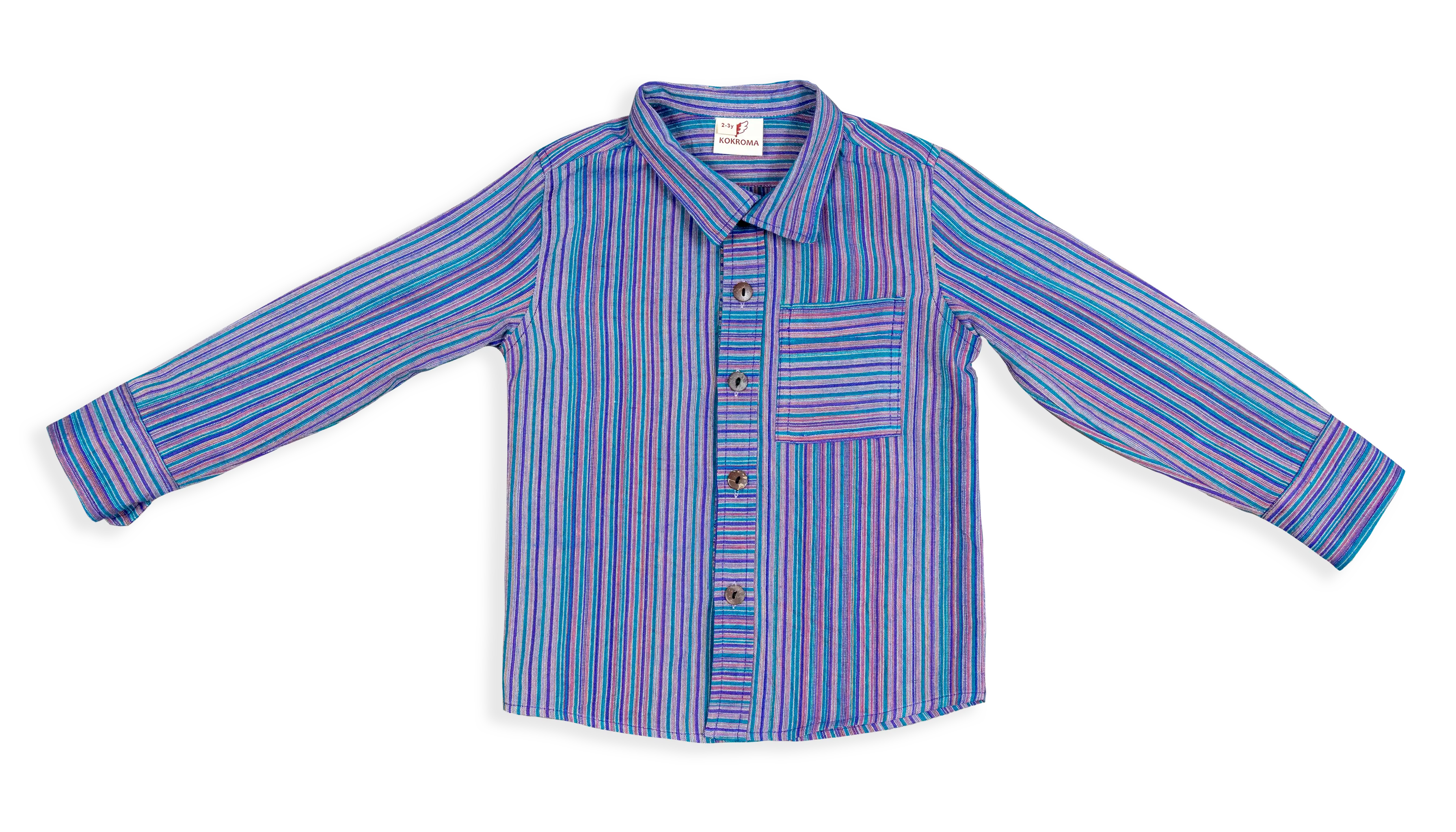 Transform your child's wardrobe with our Kokroma SmartLine Full Sleeves Shirt for boys aged 2 years to 8 years.