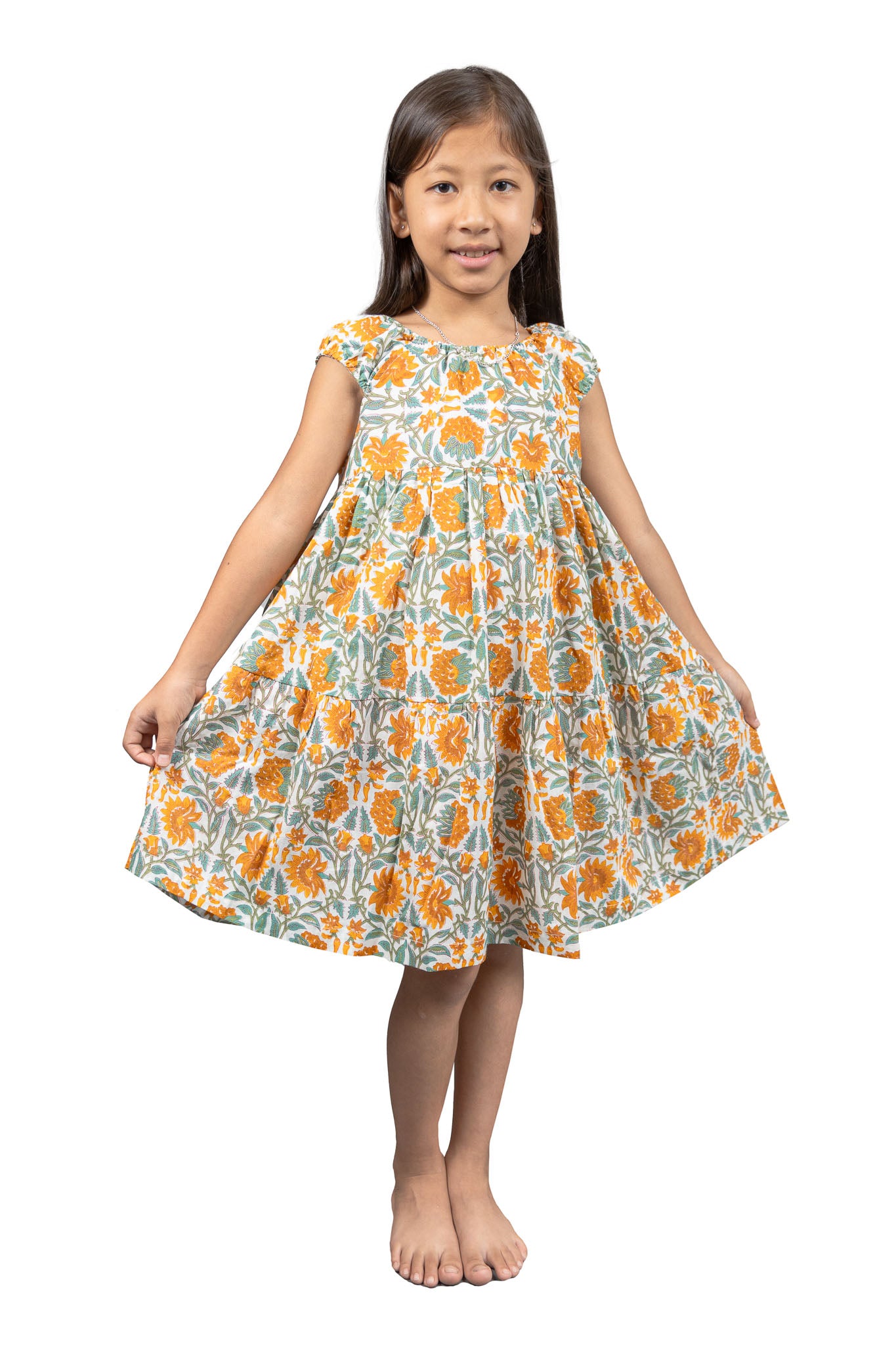 Summer Floral Dress Preschoolers