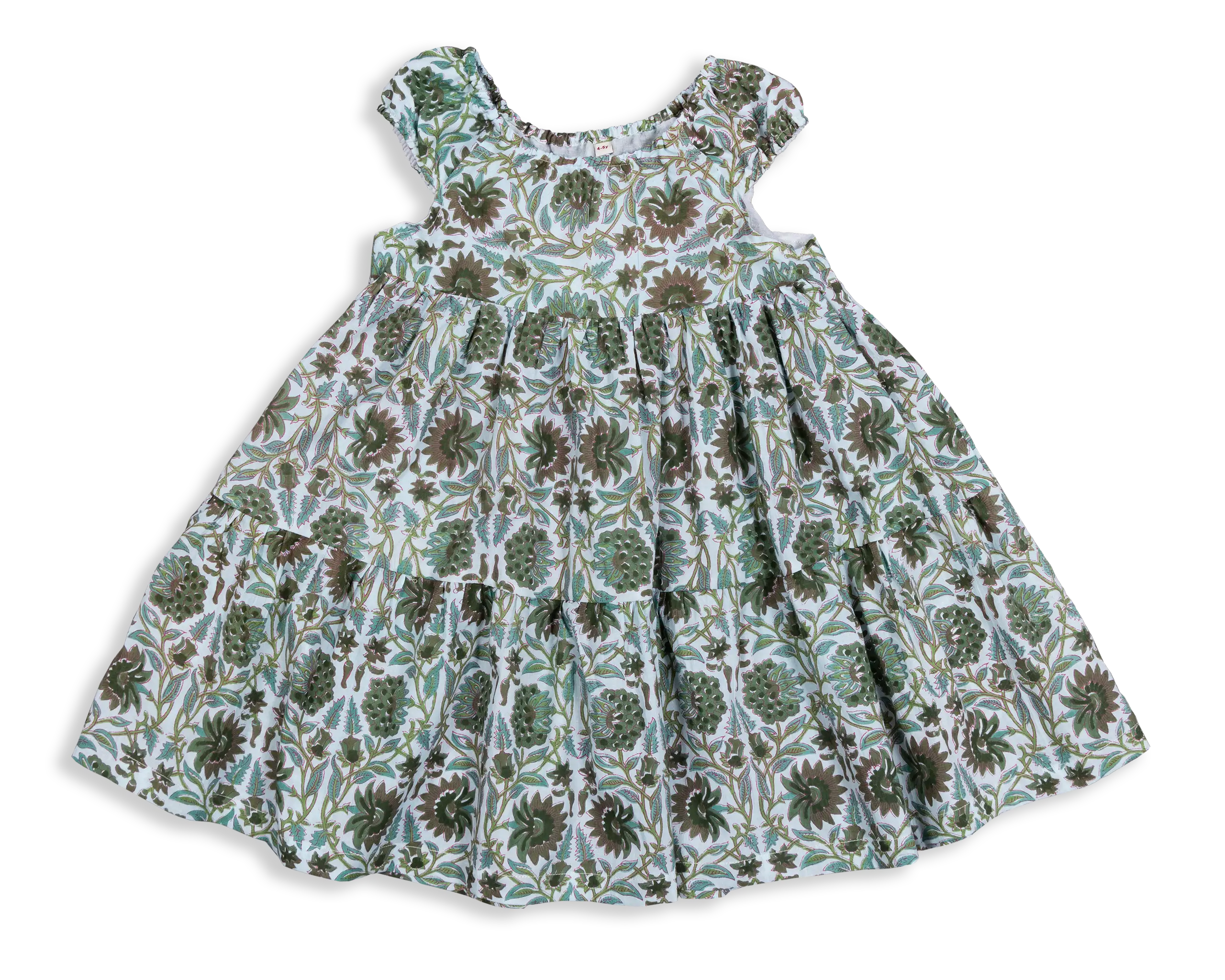 Introducing our delightful flower print dress for girls! Made from 100% cotton, this dress is the perfect choice for a stylish and comfortable summer. Its vibrant floral pattern adds a touch of charm, while the breathable fabric ensures a cool and airy feel. Ideal for any sunny adventure!