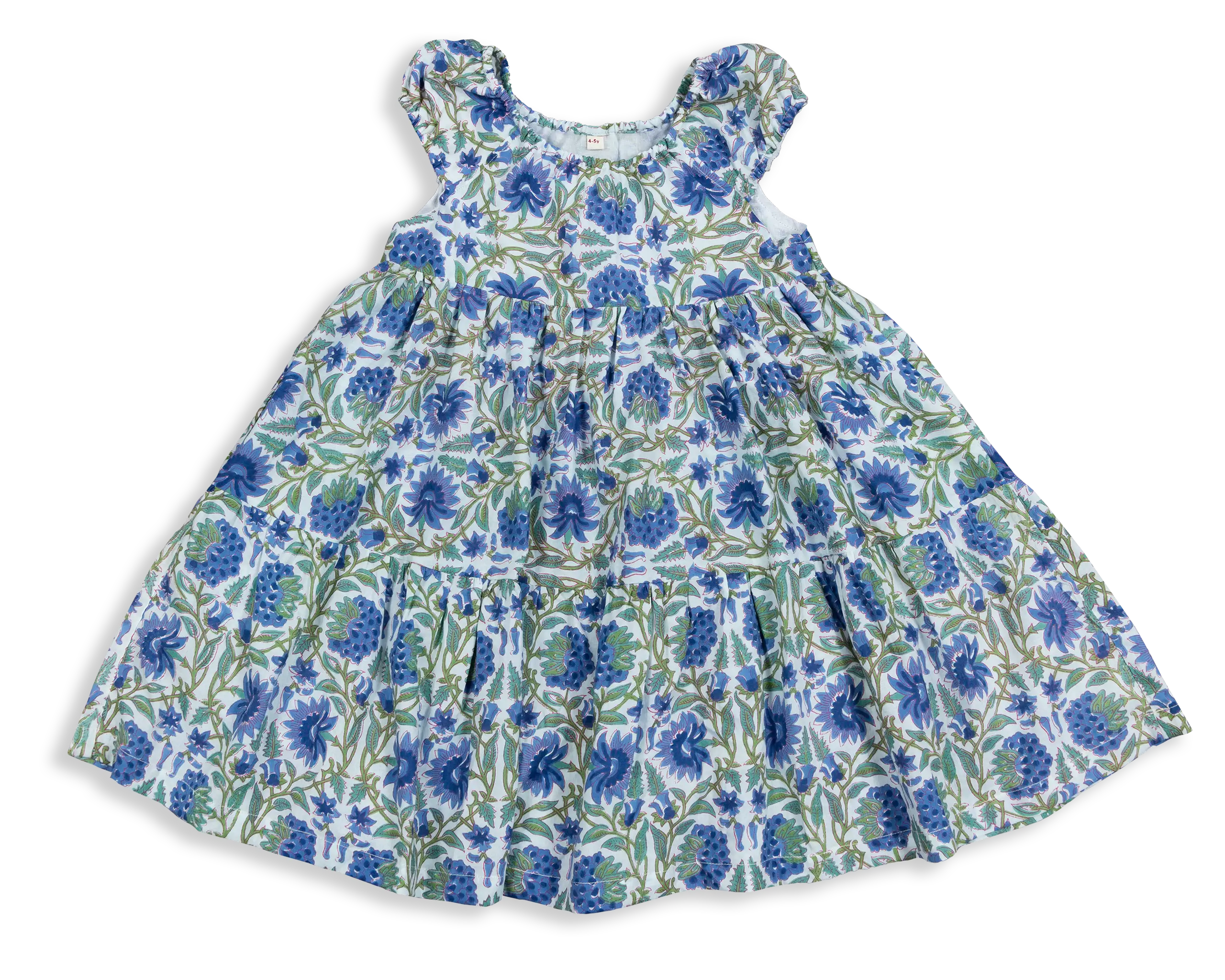 Introducing our delightful flower print dress for girls! Made from 100% cotton, this dress is the perfect choice for a stylish and comfortable summer. Its vibrant floral pattern adds a touch of charm, while the breathable fabric ensures a cool and airy feel. Ideal for any sunny adventure!