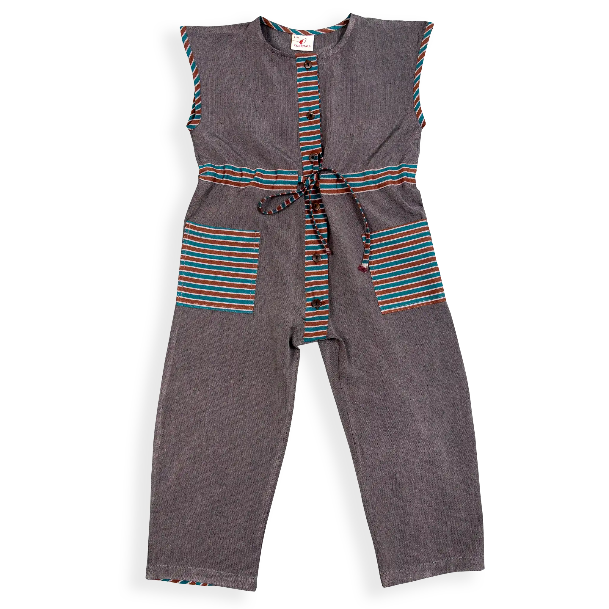 Sunset Safari Jumpsuit is the ultimate combination of comfort, style, and practicality for your little explorer! 