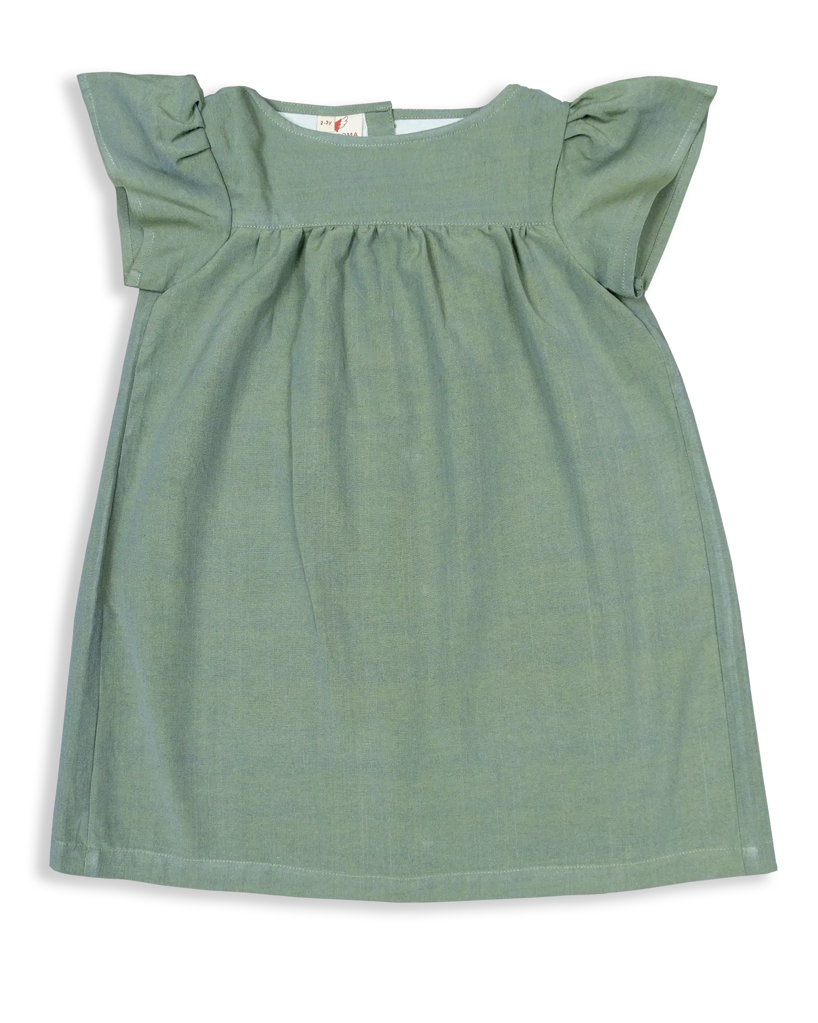 Sweet Sima Dress - the perfect dress for your little girl. Made with 100% cotton and crafted with care in Nepal, this dress combines comfort and quality in a beautiful and timeless design. This dress is perfect for any occasion - whether it's a special event or just a day out with family and friends. The breathable cotton material ensures maximum comfort, while the lightweight fabric allows for easy movement and play.