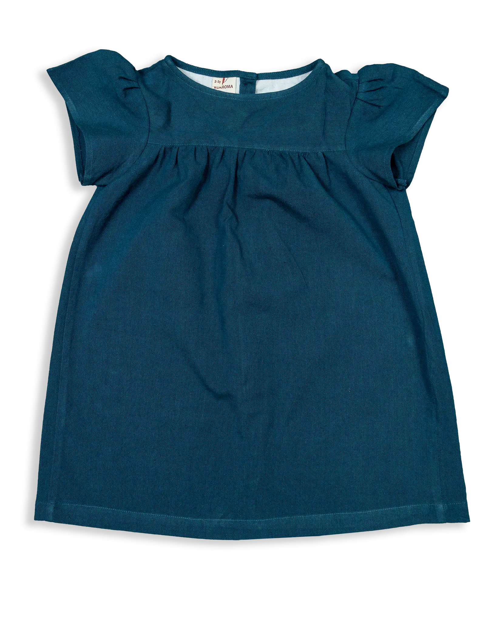 Sweet Sima Dress - the perfect dress for your little girl. Made with 100% cotton and crafted with care in Nepal, this dress combines comfort and quality in a beautiful and timeless design. This dress is perfect for any occasion - whether it's a special event or just a day out with family and friends. The breathable cotton material ensures maximum comfort, while the lightweight fabric allows for easy movement and play.