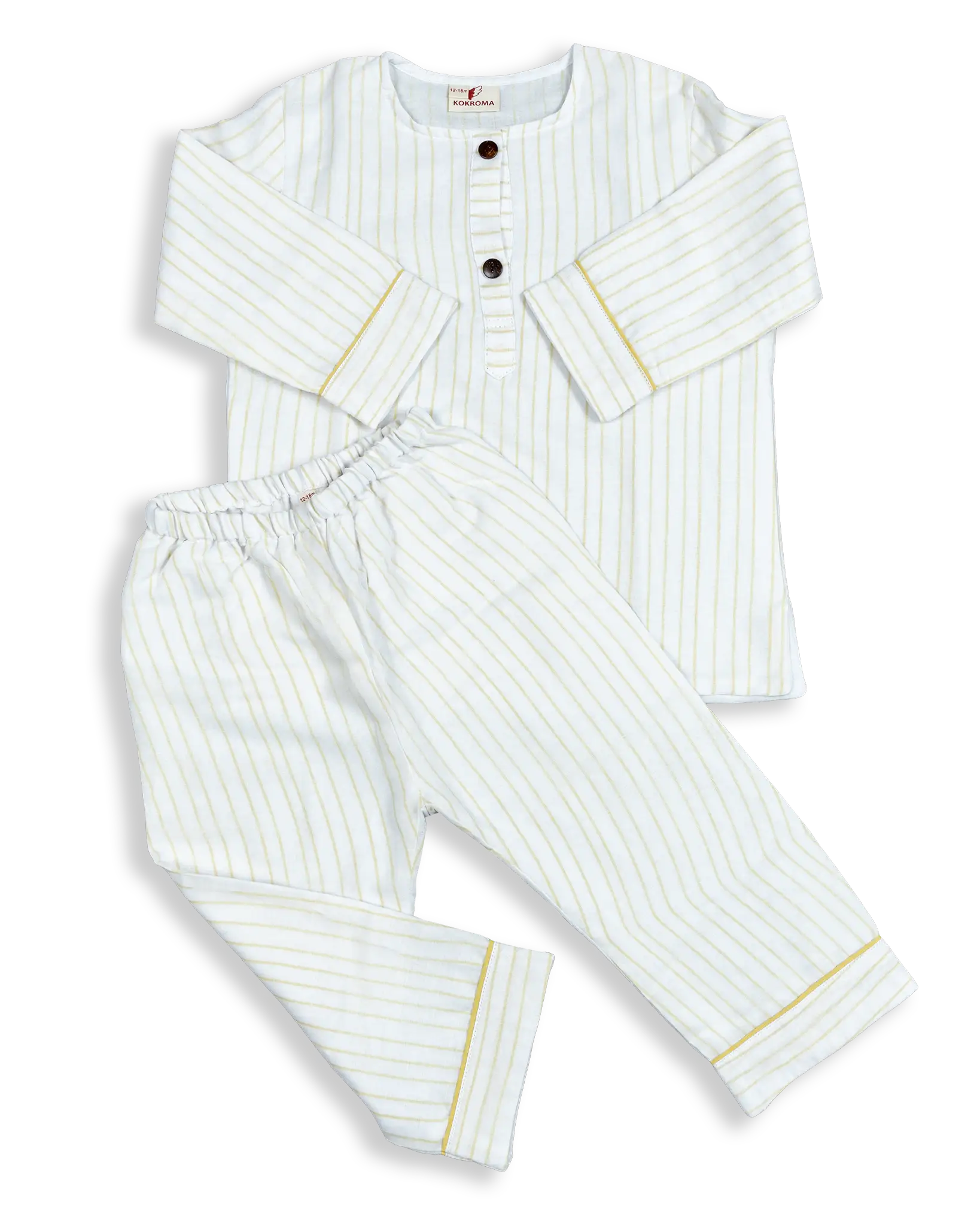 Our Muslin Pyjamas for Babies and Toddlers are designed with comfort in mind, using the finest Muslin cotton and 3 layers of fabric for maximum breathability and warmth.