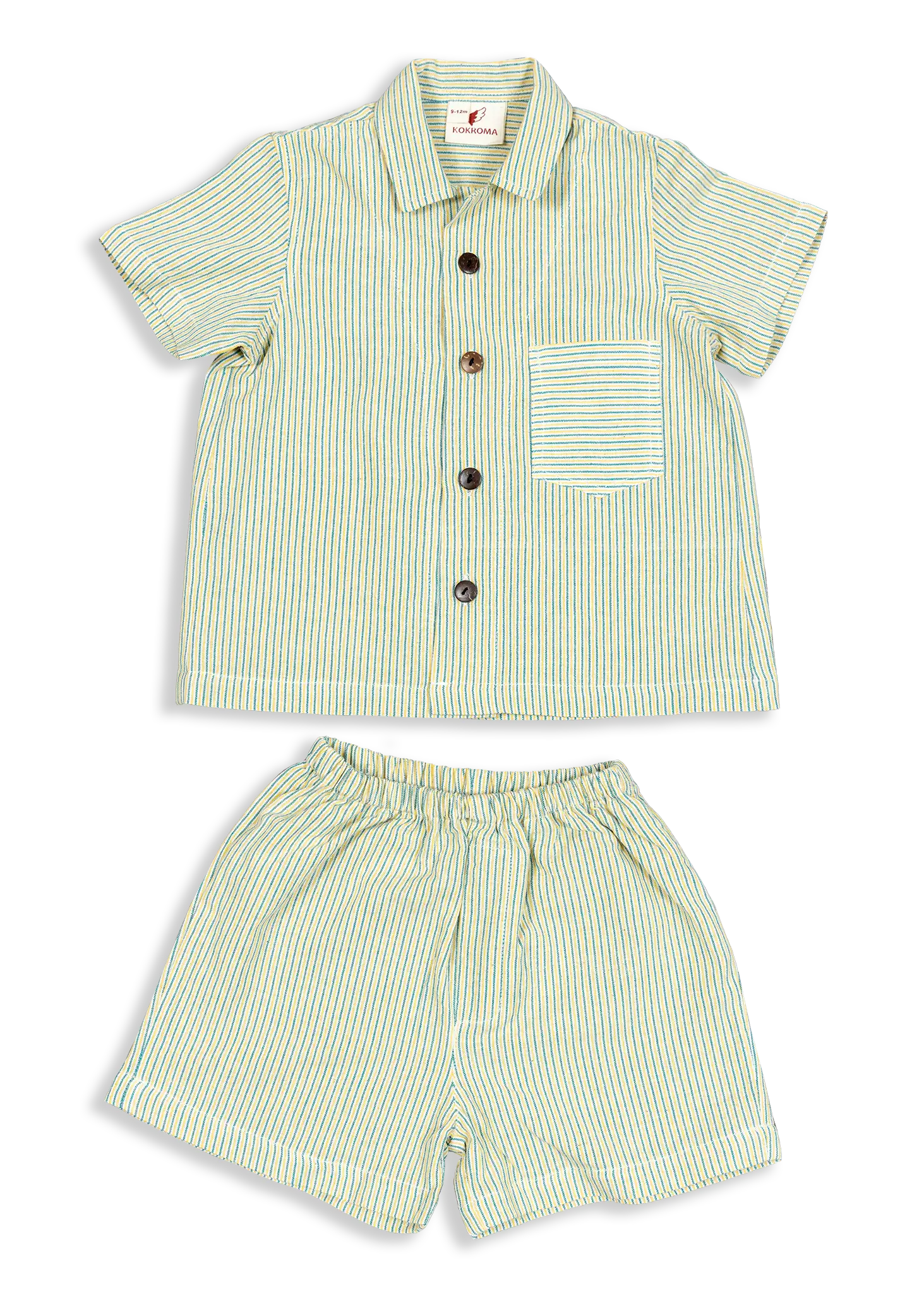 Super smart casual Short Sleeve Shirt and Shorts for keeping cool and comfortable on those hot summer days whether your child is building sandcastles on the beech or just running around the house.