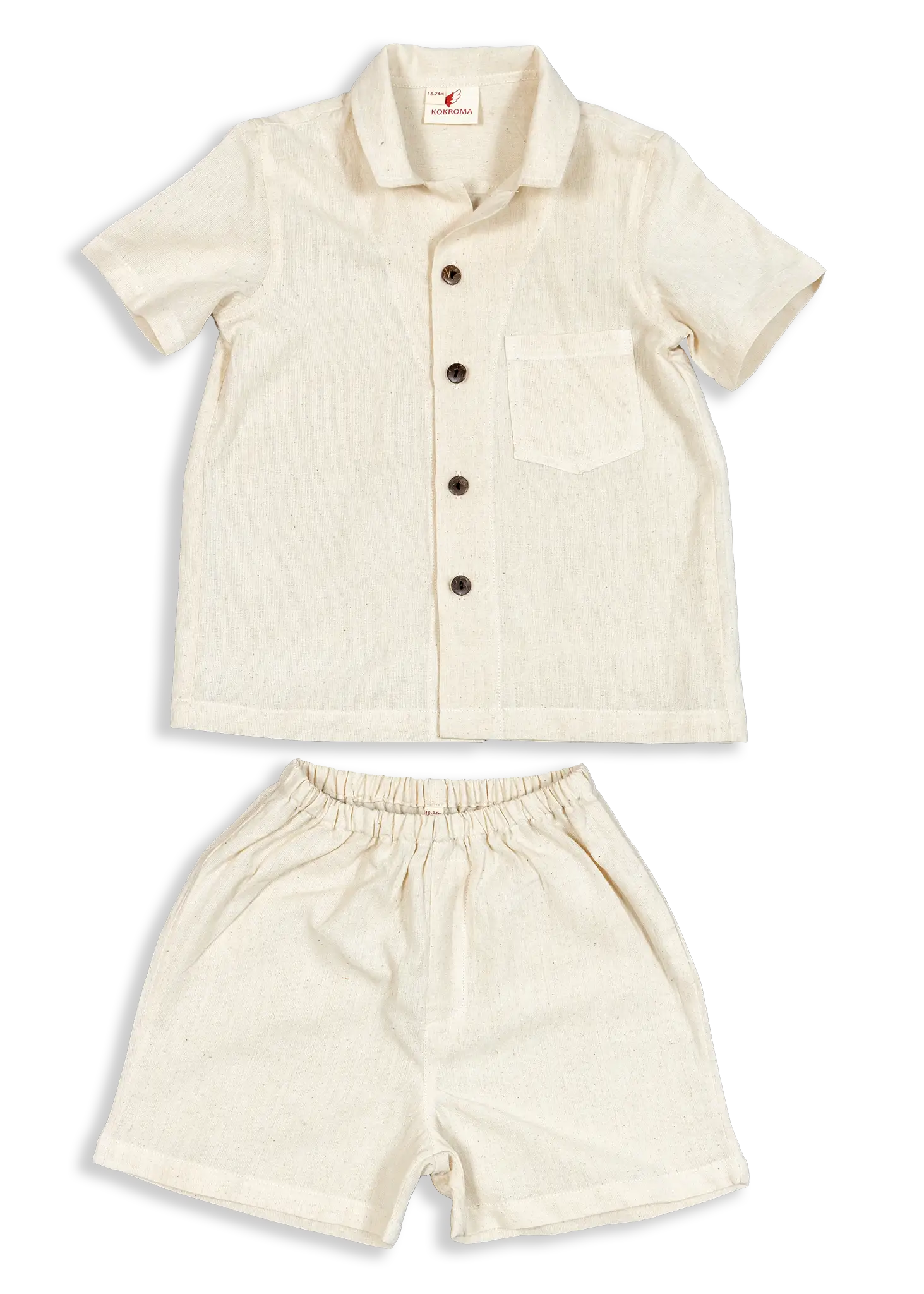 Super smart casual Short Sleeve Shirt and Shorts for keeping cool and comfortable on those hot summer days whether your child is building sandcastles on the beech or just running around the house.