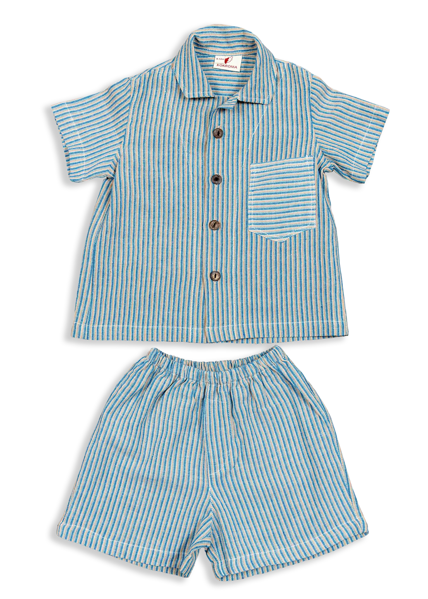 Super smart casual Short Sleeve Shirt and Shorts for keeping cool and comfortable on those hot summer days whether your child is building sandcastles on the beech or just running around the house.