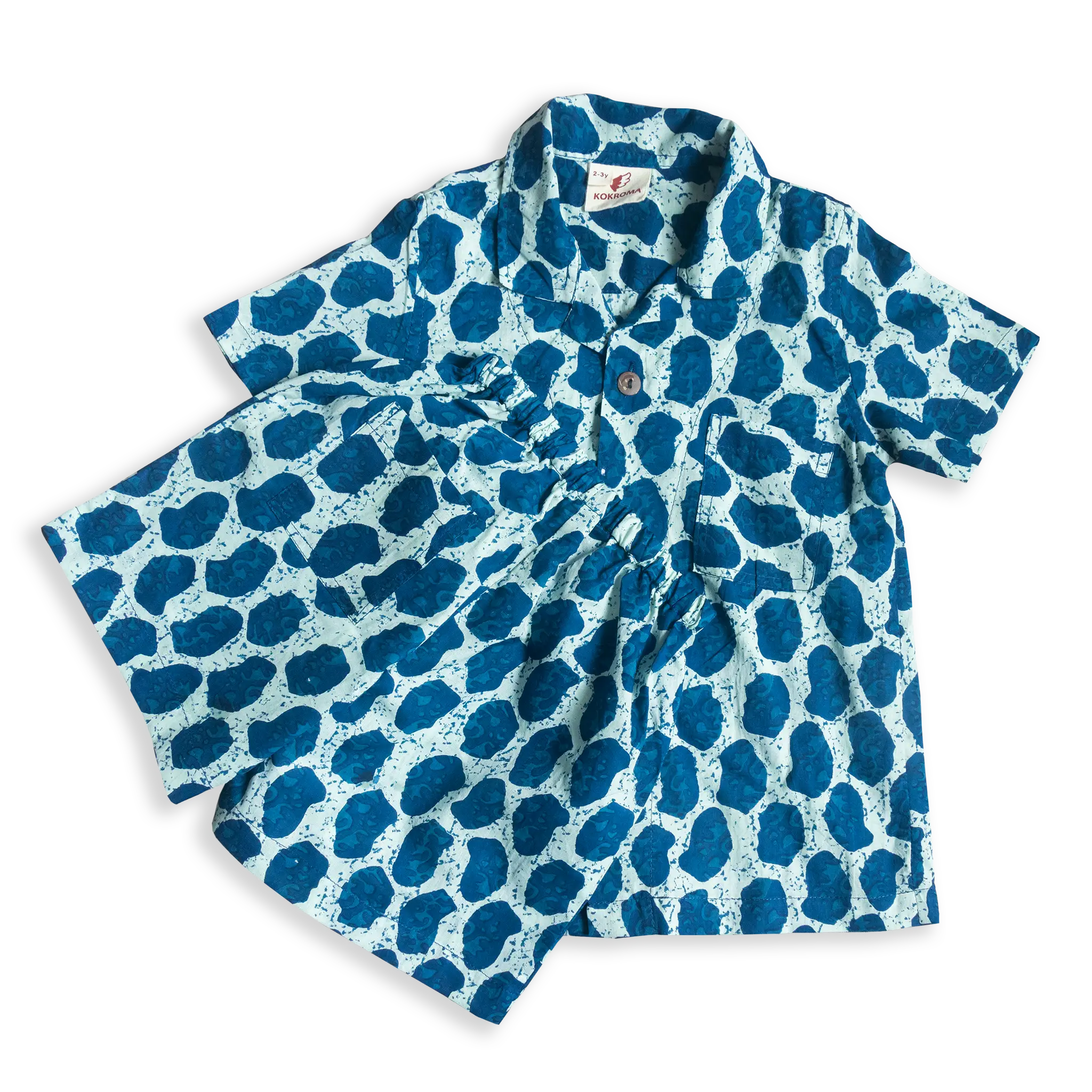 Sandcastle Set Indigo Print