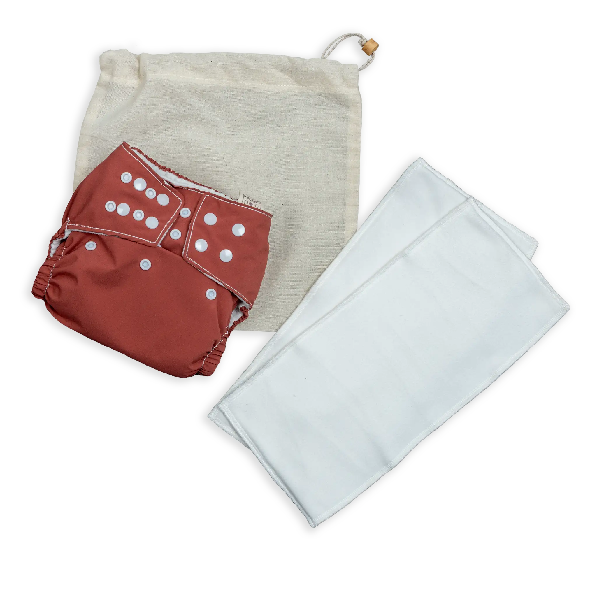 Adjustable Cloth Diaper Set with Inserts & Wet Bag | Eco-Friendly Baby Essentials (3M-3Y)